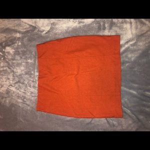 Rust Tight skirt